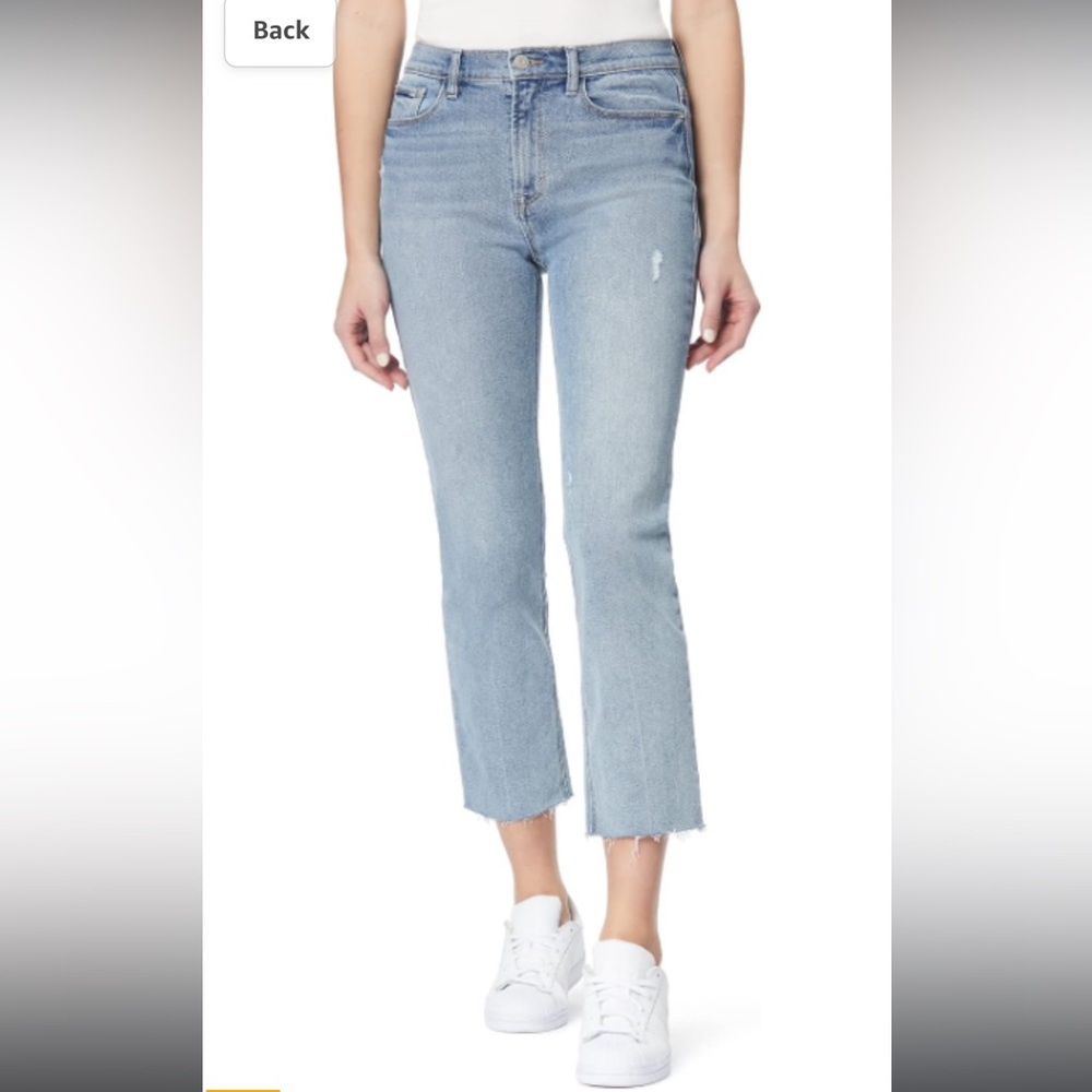 Light wash vintage luxe straight jeans
